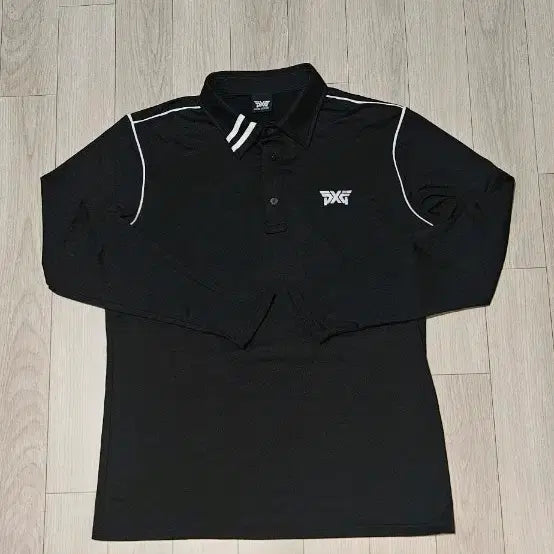 [BUNJANG] PXG Long Sleeve Polo Shirt Black 105 / PXG 긴팔 카라티 블랙 105 가슴단면 54