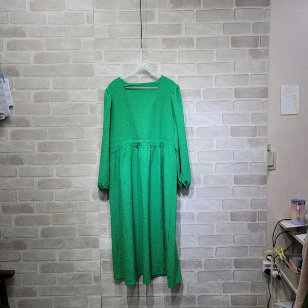 [BUNJANG] Free Size Green Dress / ㅎ857 그린 원피스 F