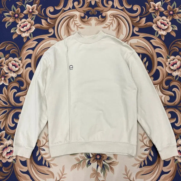 [BUNJANG] Dunst Small Logo Sweatshirt (Beige) / (S)던스트 Dunst 스몰로고 맨투맨(베이지)