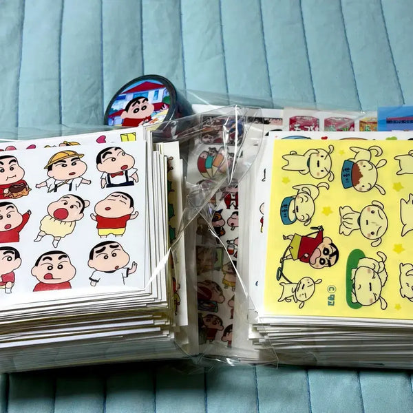 [BUNJANG] Crayon Shin-chan Collection Ins & Masking Tape Bundle / (마지막)애니인스 짱구는못말려 인믹 짱구인스 짱구마스킹테이프 마테 일괄 대량처분 짱구대형인스