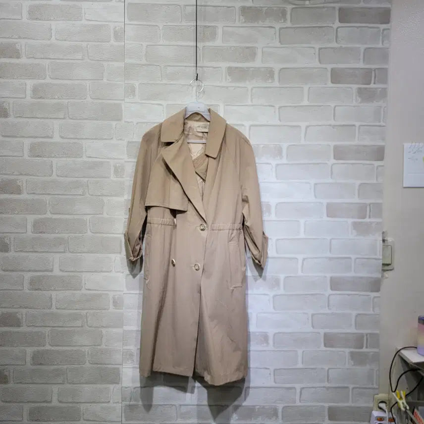 [BUNJANG] Unisex Double Coat - Free Size / ㅎ858 더블 코트 F