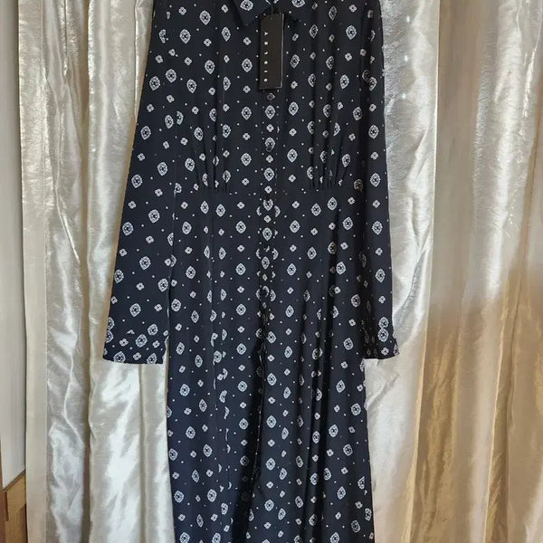 [BUNJANG] SISLEY Patterned Long Dress / SISLEY 패턴 롱 원피스