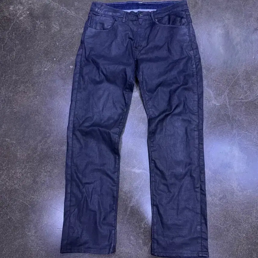 [BUNJANG] Levi's 511 Slim Fit Black Coated Washed Denim Pants 34 / 리바이스 511 슬림핏 블랙 코팅 워싱 데님팬츠 청바지 34