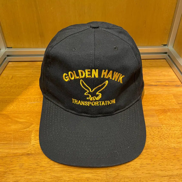 [BUNJANG] GOLDEN HAWK Eagle Logo Cotton Vintage Cap (Black) / GOLDEN HAWK Eagle Logo Cap(BLACK)
