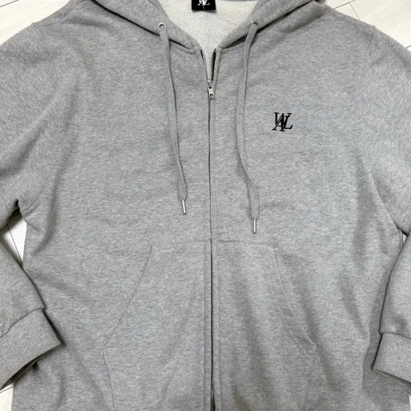 [BUNJANG] Wooalong Hoodie Zip-up L Size / 우알롱 후드집업 L사이즈 (사용감 진짜 없어요