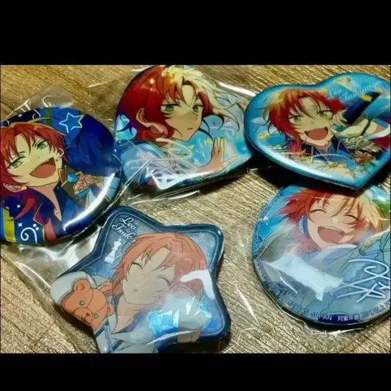 [BUNJANG] Ensemble Stars! Leo Tsukinaga Badge Bundle Set / 앙스타 츠키나가 레오 뱃지 일괄