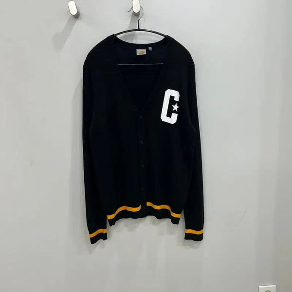 [BUNJANG] Carhartt Patch Logo Cardigan / 칼하트 패치 로고 가디건 r4481