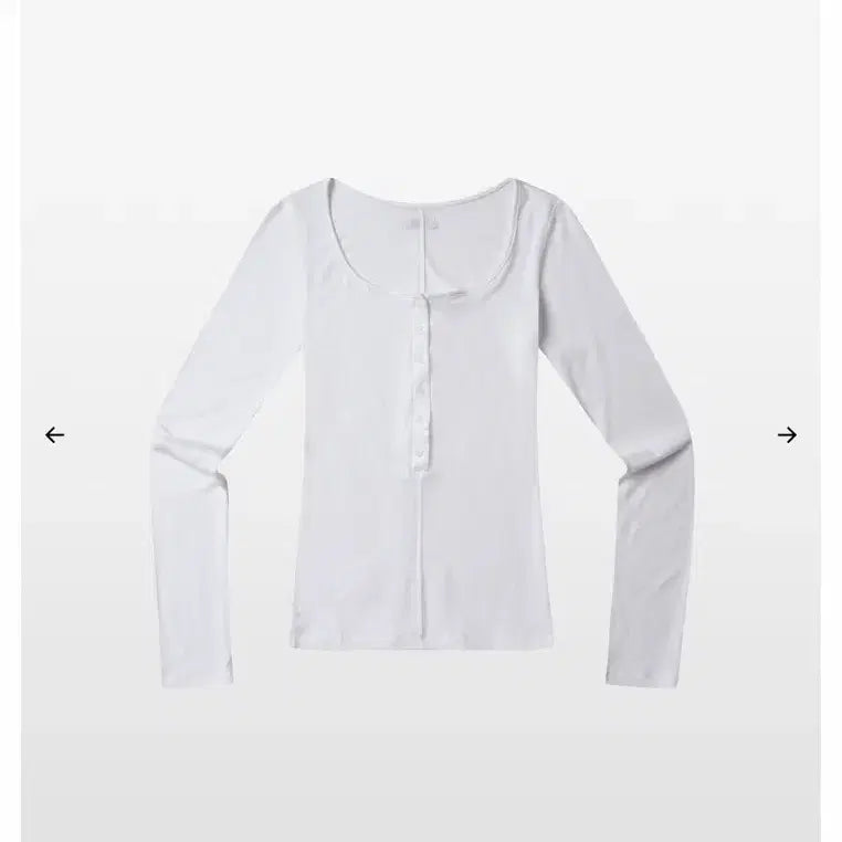 [BUNJANG] Kimseoul Button Long Sleeve White / 킴서울 버튼 롱슬리브 화이트 kimseoul button long sleeve