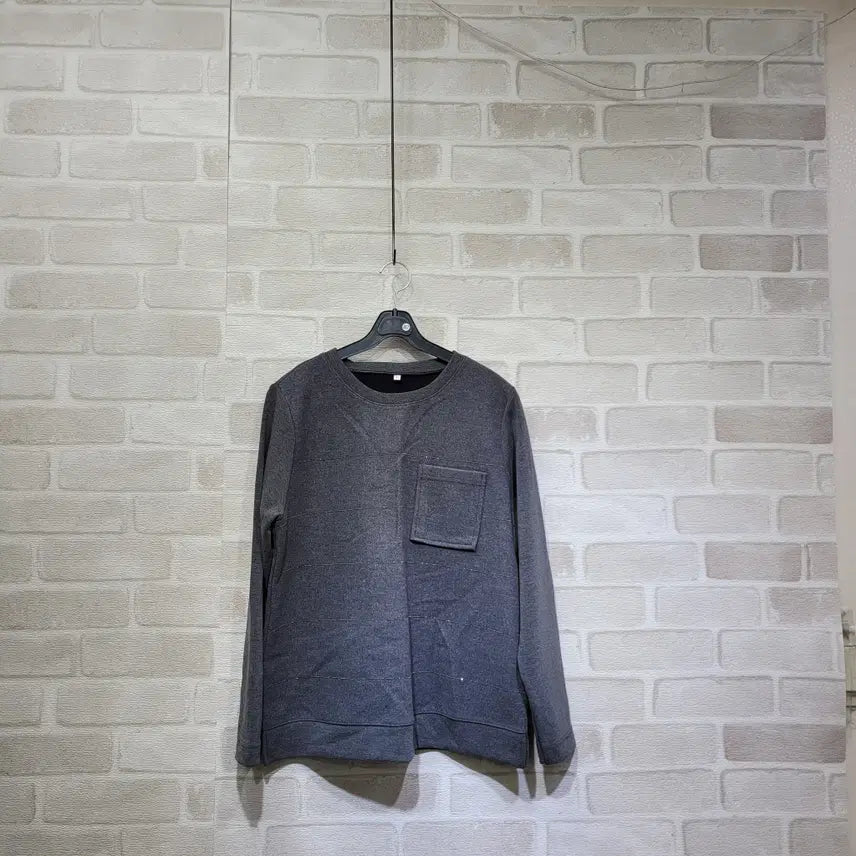 [BUNJANG] Pocket T-Shirt White Size 77 / ㅎ867 포켓 티셔츠 77