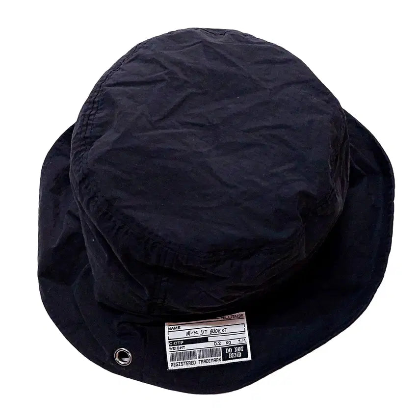 [BUNJANG] Mmlg Gorpcore Bucket Hat Black / 밀리티지 고프코어 버킷햇모자 57 블랙 17367