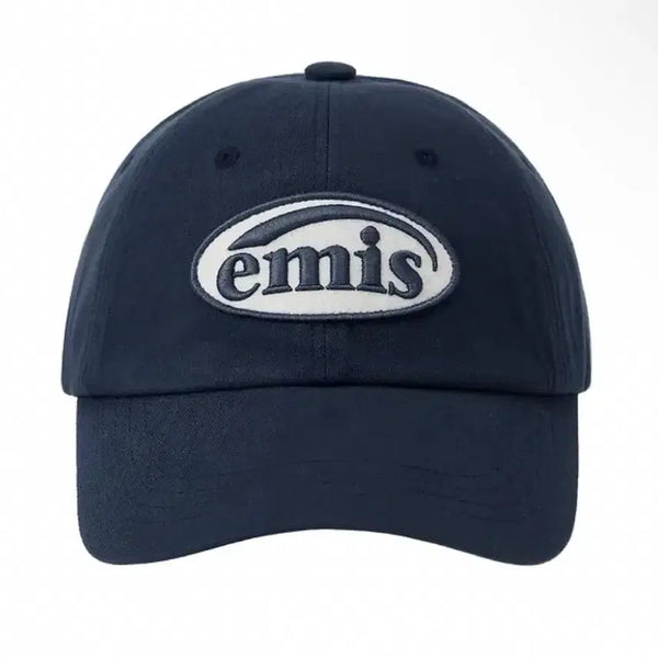 [BUNJANG] EMIS Wappen Ball Cap Navy / EMIS 이미스 볼캡 와펜 네이비