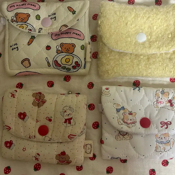 [BUNJANG] Brunch Bear Card Wallet & Apple Dog Two-Way Wallet / 쟁잉 지갑