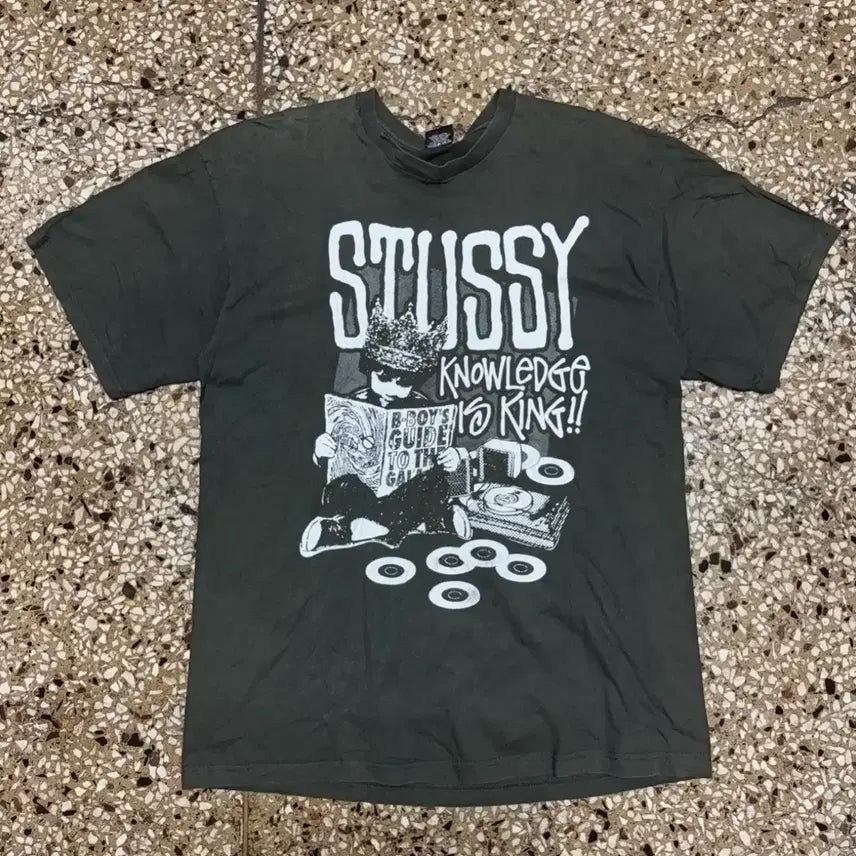 [BUNJANG] Stussy 00s Knowledge Is King T-Shirt XL / [XL] 00s Stussy 스투시 Knowledge Is King 티셔츠