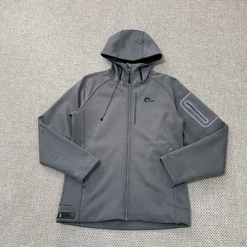 [BUNJANG] Nepa Fleece Lined Hooded Zip-Up Jacket / M 네파 기모 후드집업 자켓 B.5557