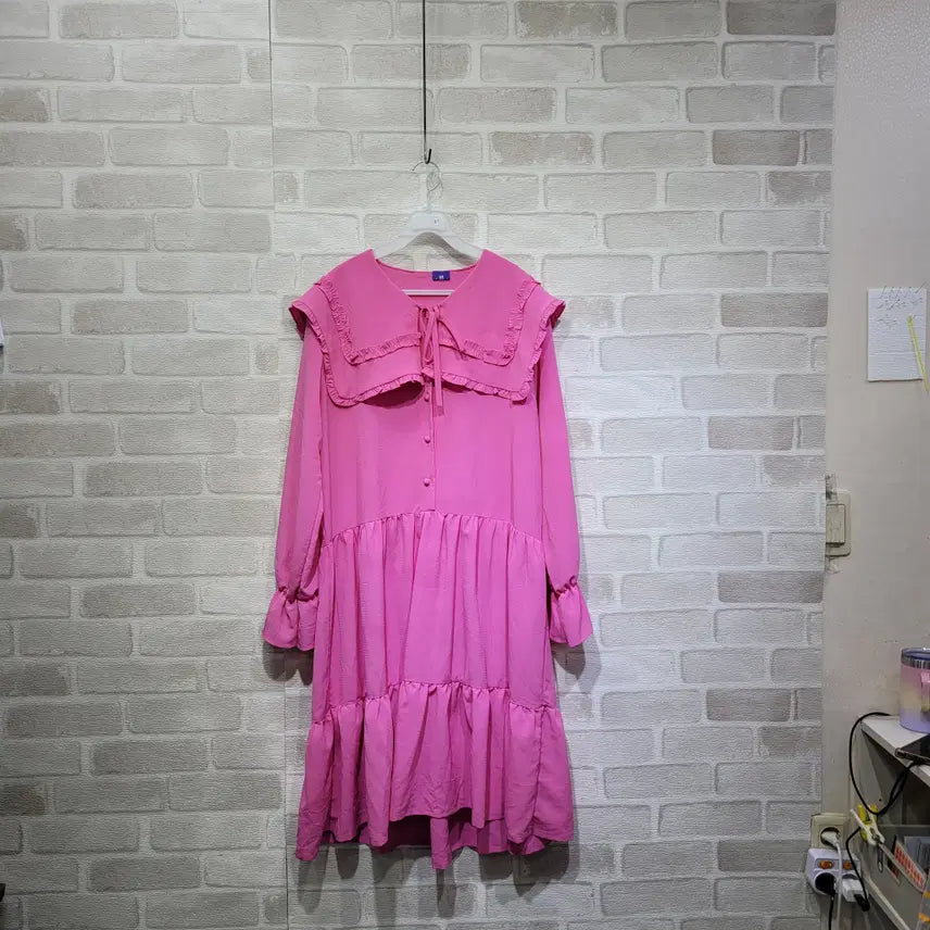 [BUNJANG] Big Collar Dress Free Size / ㅎ873 빅카라 원피스 F