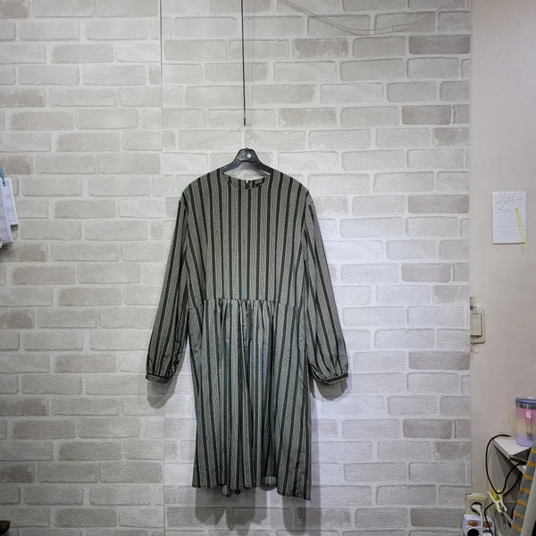 [BUNJANG] Stripe One-Piece Dress (Free Size) / ㅎ874 스트라이프 원피스 F