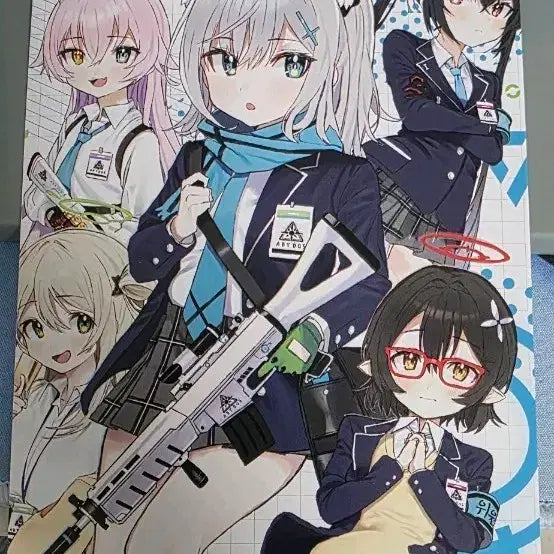 [BUNJANG] Blue Archive Comic Anthology Vol. 1 First Edition Exclusive Art Card / 블루아카이브 코믹 앤솔로지 1권 초판 특전 아비도스 일러스트 카드