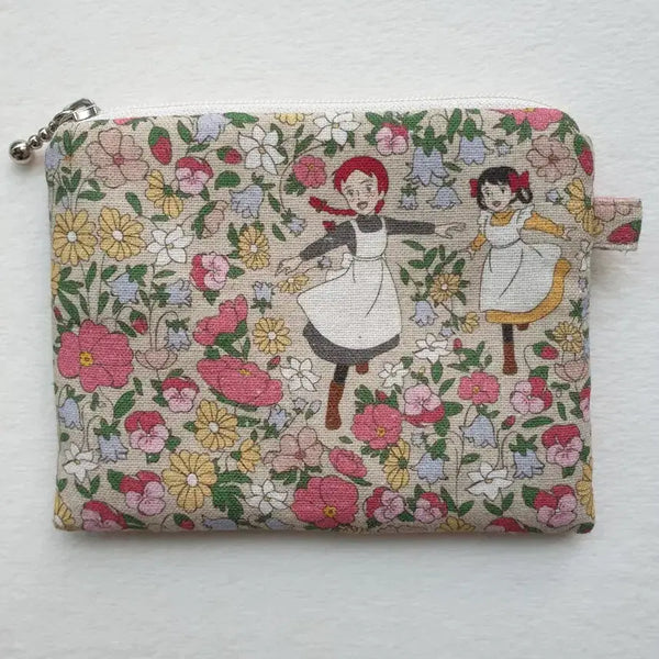 [BUNJANG] Handmade Anne of Green Gables Mini Pouch / 핸드메이드 빨간머리앤 미니 파우치(카드+립스틱)