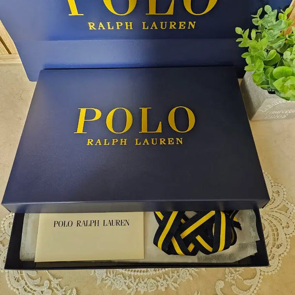 [BUNJANG] Polo Ralph Lauren Authentic Gift Box Set with Ribbon, Tissue Paper, and Card / [정품/새상품] 폴로 랄프로렌 정품 기프트 박스/선물상자 (리본, 습지, 카드 포함)