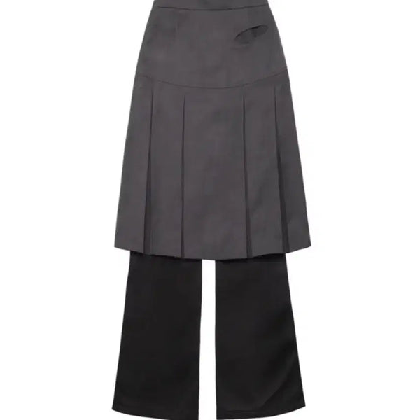 [BUNJANG] OHOS Jersey Pleats Skirt Pants Size 2 / 구함! 오호스 져지 플리츠 스커트팬츠 2사이즈