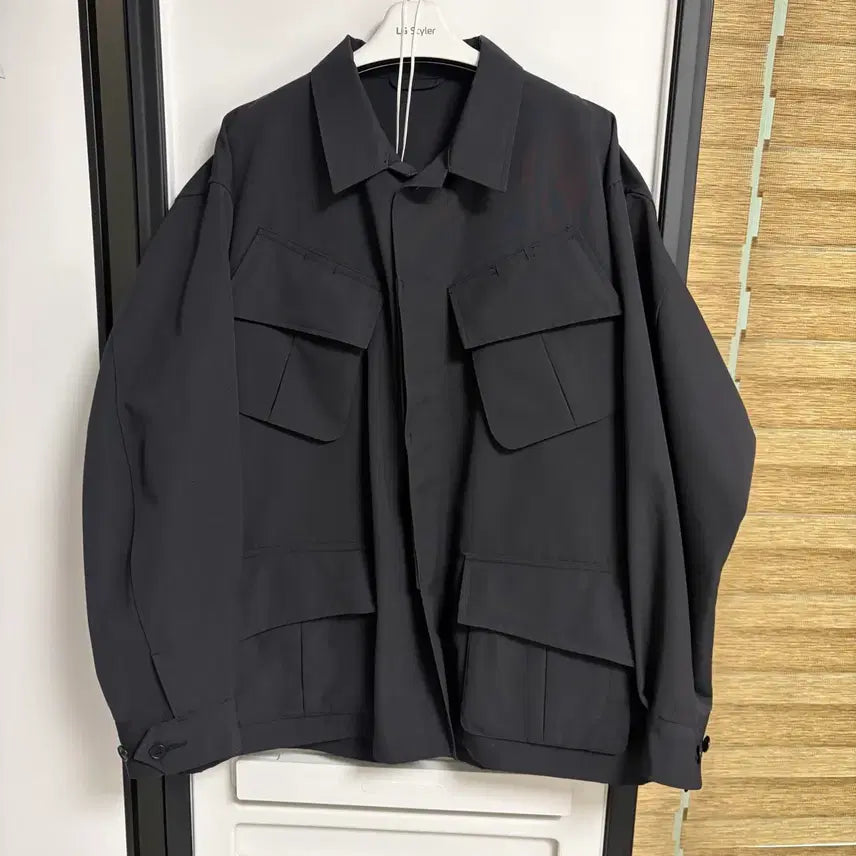 [BUNJANG] Kaptain Sunshine 23SS Fatigue Jacket Black / 캡틴선샤인 23ss 퍼티그 자켓