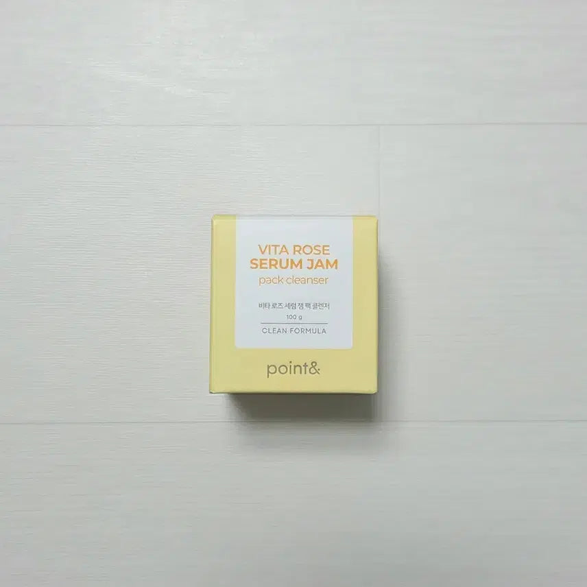 [BUNJANG] Point & Vita Rose Serum Jam Pack Cleanser / 포인트앤 비타 로즈 세럼잼 팩클렌저