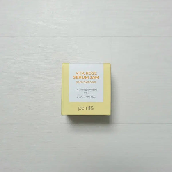 [BUNJANG] Point & Vita Rose Serum Jam Pack Cleanser / 포인트앤 비타 로즈 세럼잼 팩클렌저