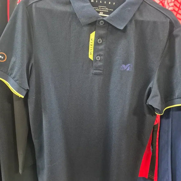 [BUNJANG] Millet Bernard Polo T-Shirt / **밀레(MILLET) T.O.P 버나드 폴로 티셔츠 (품번: MMKUT101M6)