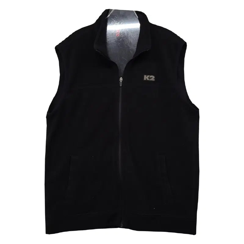[BUNJANG] K2 Black Fleece Boa Vest XL (105) / K2 블랙 플리스 보아 후리스 조끼 XL (105)