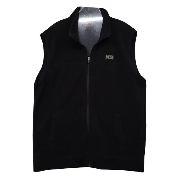 [BUNJANG] K2 Black Fleece Boa Vest XL (105) / K2 블랙 플리스 보아 후리스 조끼 XL (105)