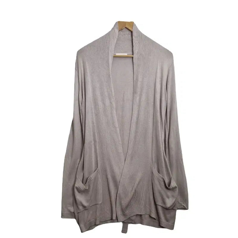[BUNJANG] INDEX Beige Knit Long Cardigan / INDEX 베이지 니트 롱가디건 [S] 데일리룩