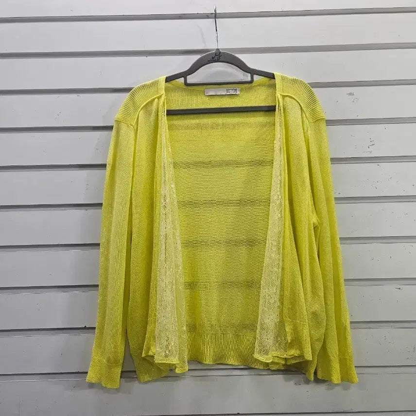 [BUNJANG] Blue Pepe Lace Pointed Open Cardigan (Size 66) / 블루페페  칠부소매  레이스포인트 오픈형 가디건/보물찾기천사