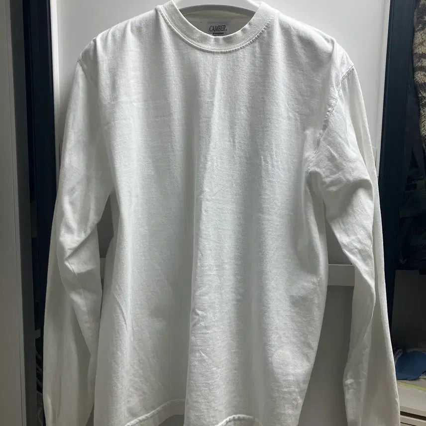 [BUNJANG] Camber Finest Long Sleeve White M / (M) 캠버 롱슬리브 화이트 Camber Finest Long Sleeve