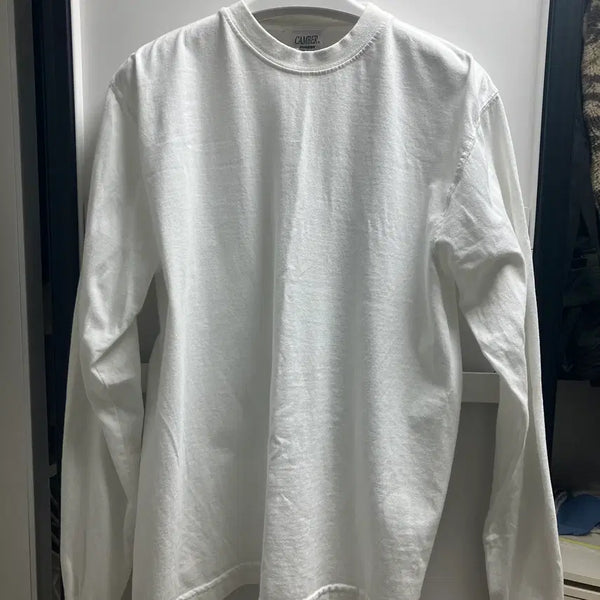 [BUNJANG] Camber Finest Long Sleeve White M / (M) 캠버 롱슬리브 화이트 Camber Finest Long Sleeve