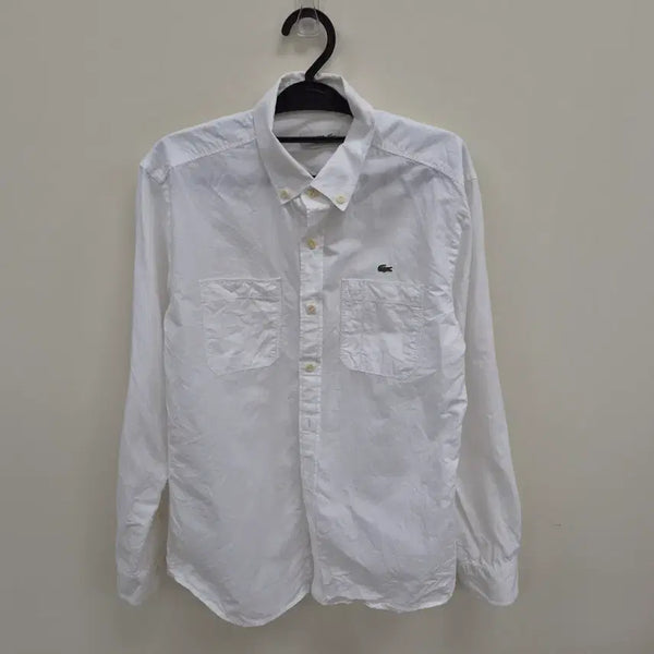 [BUNJANG] Lacoste White Shirt / 라코스테 화이트셔츠