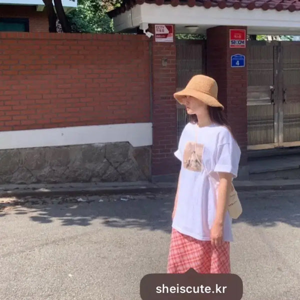 [BUNJANG] Sheiscute Check Long Skirt / [단종 새상품] sheiscute쉬이즈큐트 제작 체크 롱스커트