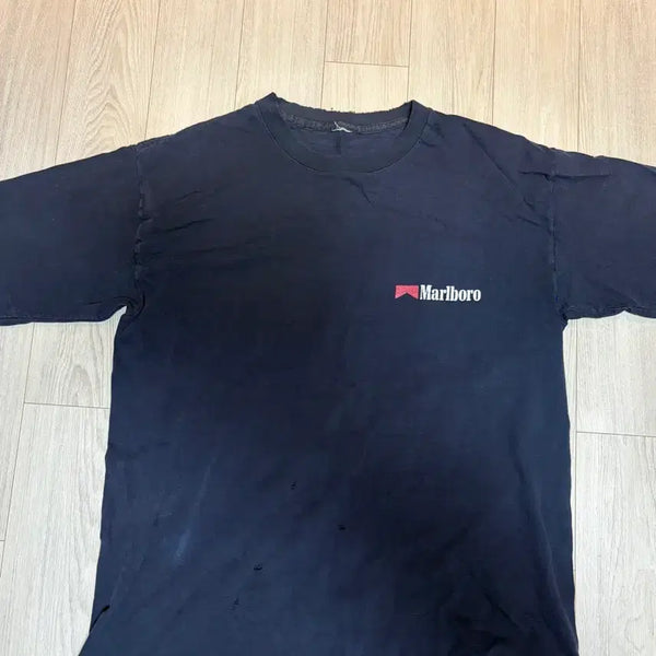 [BUNJANG] Marlboro Cowboy T-Shirt Navy / 말보로 카우보이 티셔츠 네이비