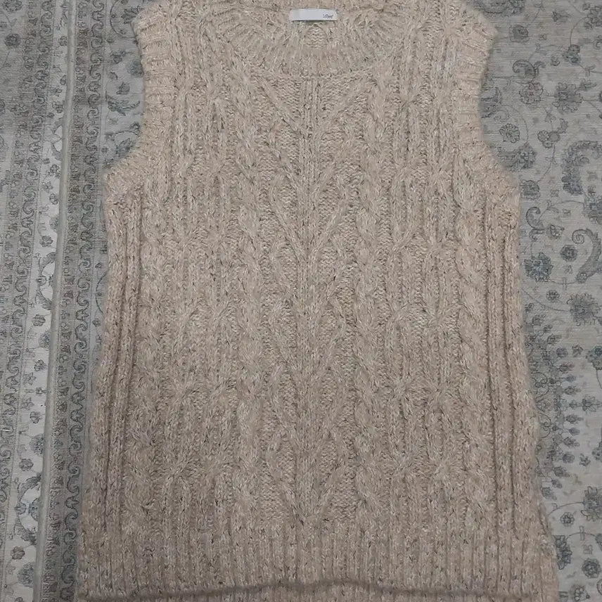 [BUNJANG] Leshop Cable Knit Vest / Leshop 르샵 케이블 니트 베스트 F (55까지)