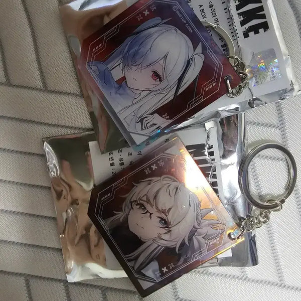 [BUNJANG] Nendoroid Cinderella Eve Hologram Keychain Bundle Set / 니케 홀로그램 키링 신데렐라 에이브 일괄