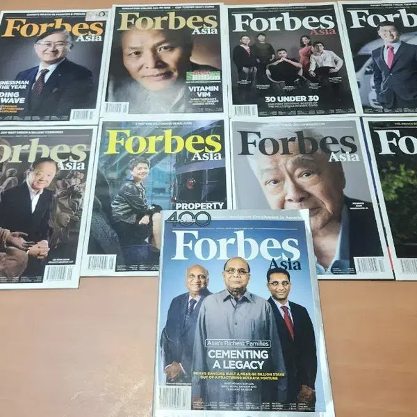 [BUNJANG] Forbes Asia - 9 Volume Bundle Set (2015-2016 Issues + Special 400 Issue) / 포브스 아시아 아홉권 일괄 Forbes Asia