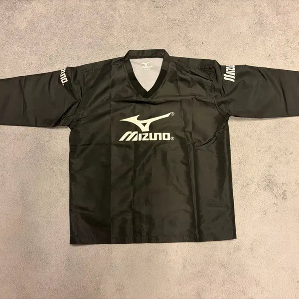 [BUNJANG] Mizuno Black Windbreaker / 미즈노 바람막이