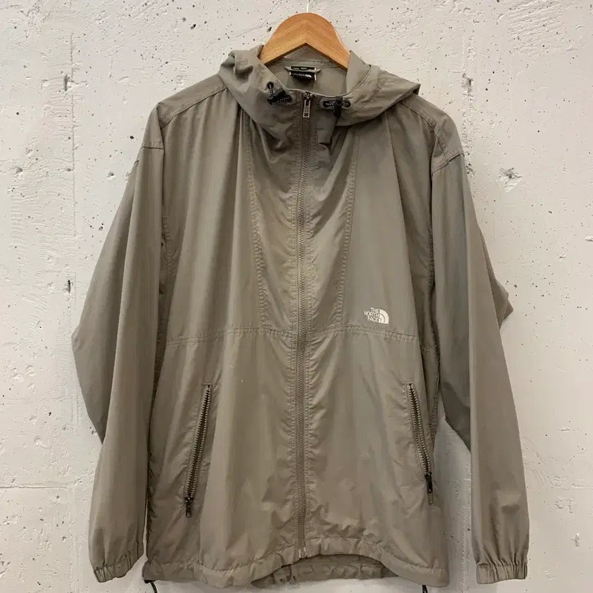 [BUNJANG] The North Face Beige Windbreaker Jacket / 노스페이스 바람막이 자켓 베이지