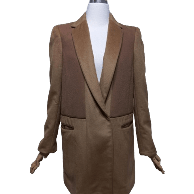 [BUNJANG] System Cashmere Wool Blend Women's Half Coat / 시스템 정품 고급소재 캐시미어 양모 여성 겨울 여자모직코트자켓82-94