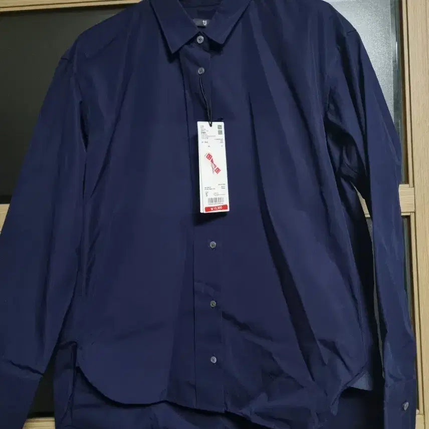 [BUNJANG] Uniqlo Navy Shirt S / 유니클로 네이비 셔츠 s