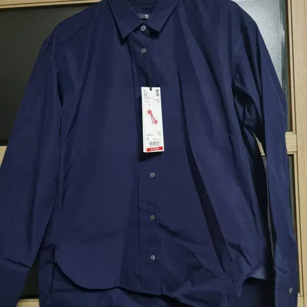 [BUNJANG] Uniqlo Navy Shirt S / 유니클로 네이비 셔츠 s