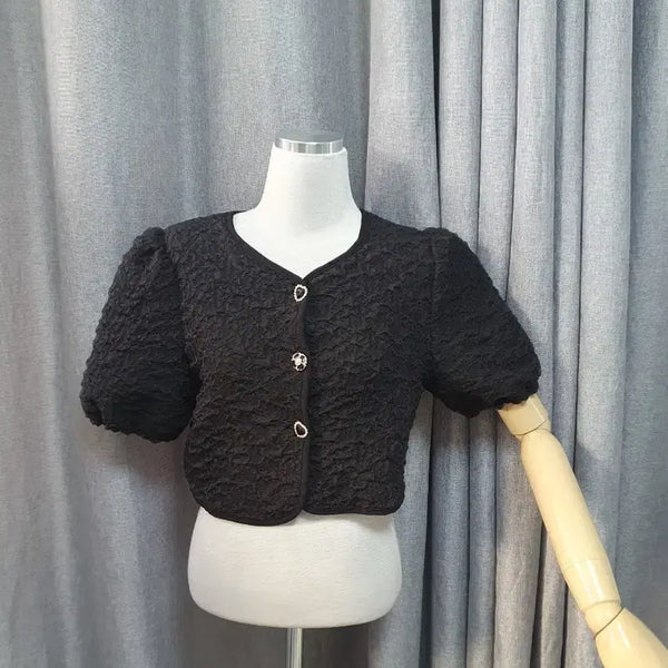 [BUNJANG] Bejeweled 3D Blanc Jacket / 보석 입체 블랑 자켓