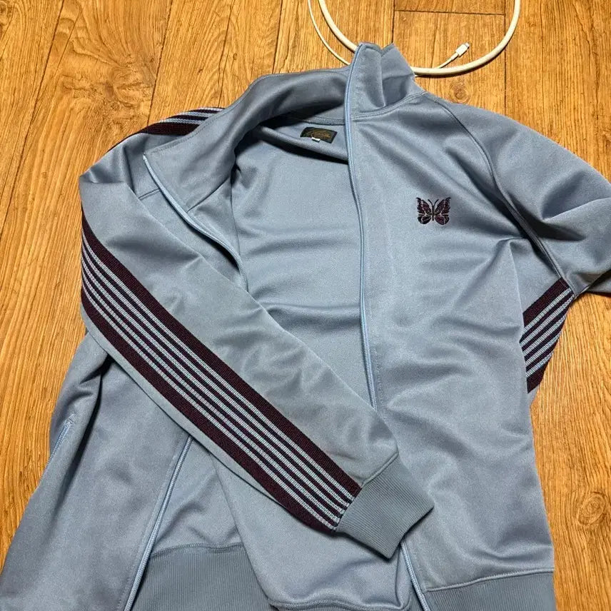 [BUNJANG] Needles Track Jacket Sax Blue / 니들스 삭스블루 l 트랙자켓