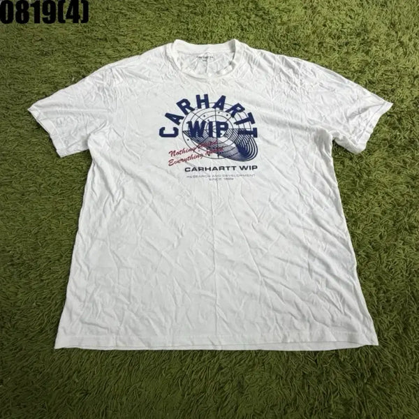 [BUNJANG] Carhartt WIP Short Sleeve T-Shirt White / 칼하트 WIP 반팔 티셔츠 화이트 0819