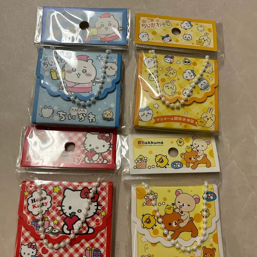 [BUNJANG] Hello Kitty & Chiikawa Memo Pad Set / 키티 , 치이카와 메모지
