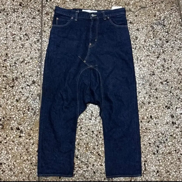 [BUNJANG] Ganryu Comme des Garçons Sarouel Denim Pants / [34] Ganryu 꼼데가르송 사루엘 데님 팬츠